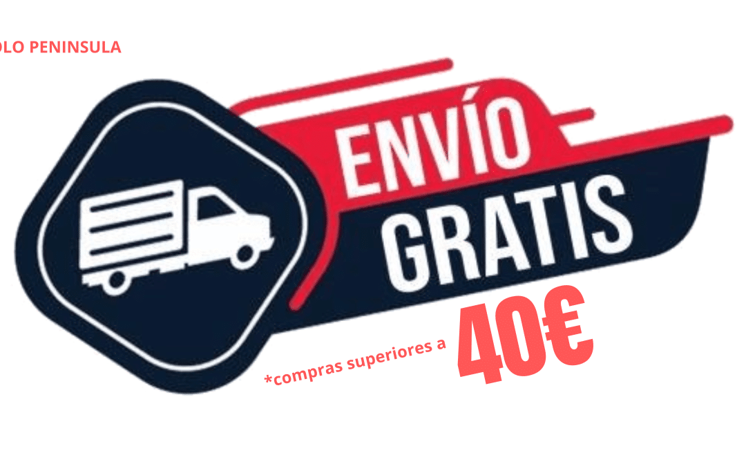 Envíos gratuitos a partir de 40,00€ de compra.