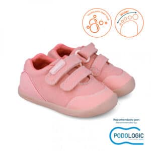 Zapatillas Biomecanics de lona respetuosa niña primeros pasos