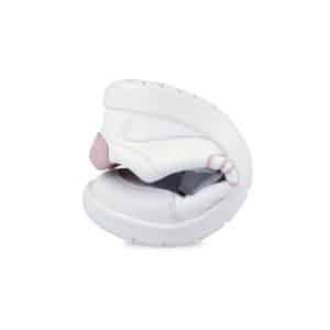 Biomecanics – Deportivas colegiales BAREFOOT blanco/Rosa