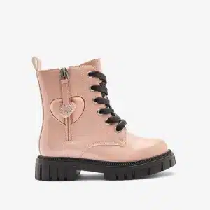 Botas Militares Corazón Rosas - CONGUITOS